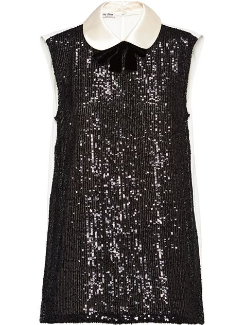 miu miu glitter top